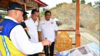 Presiden Joko Widodo meresmikan Bendungan Tiu Suntuk di Kabupaten Sumbawa Barat, Nusa Tenggara Barat