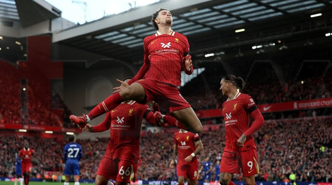 Mohamed salah masukan gol lewat penalty